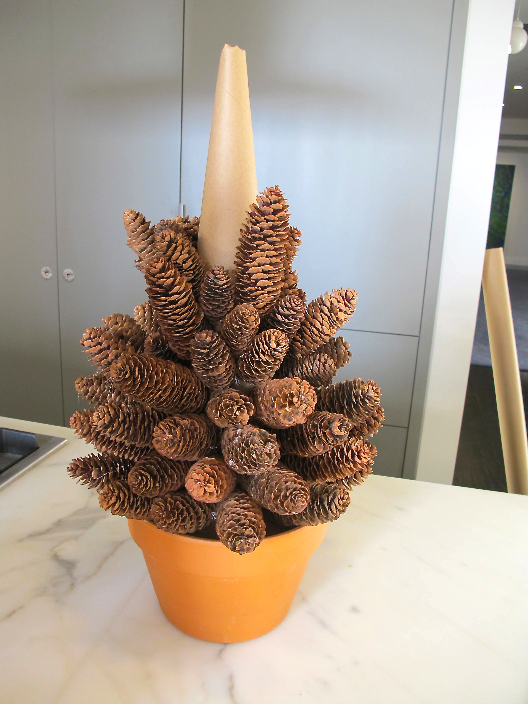 Christmas pine cone tower/dry eternal/can be customized/ - Shop